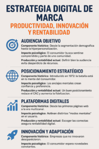 Estrategia digital de marca para audiencias objetivo